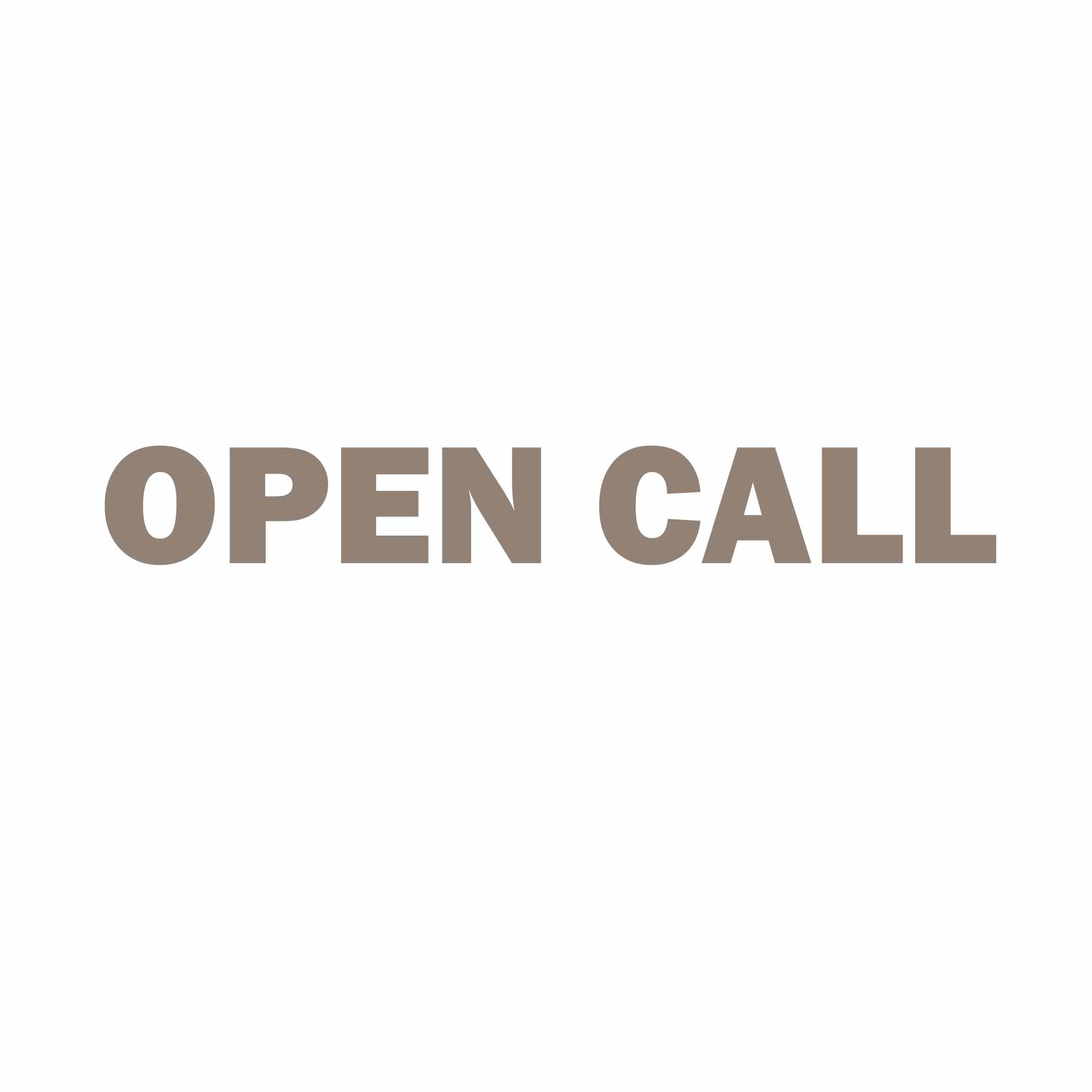 OPEN CALL